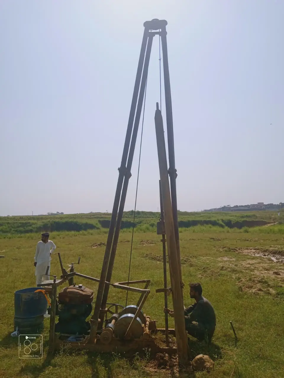 G-14, Islamabad geotechnical drilling field photograph 3